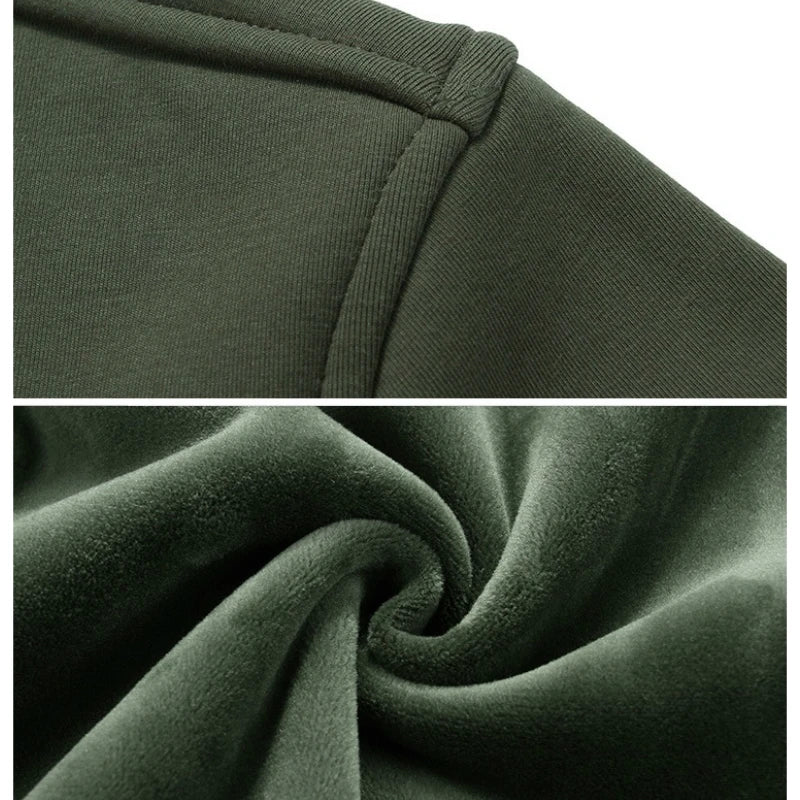 Winter Thick Men Sports Suit Tracksuit Hooded Sportswear Zipper Sweats Suits Hooded Mens Tracksuits Pants Fleece Warm Sets Male