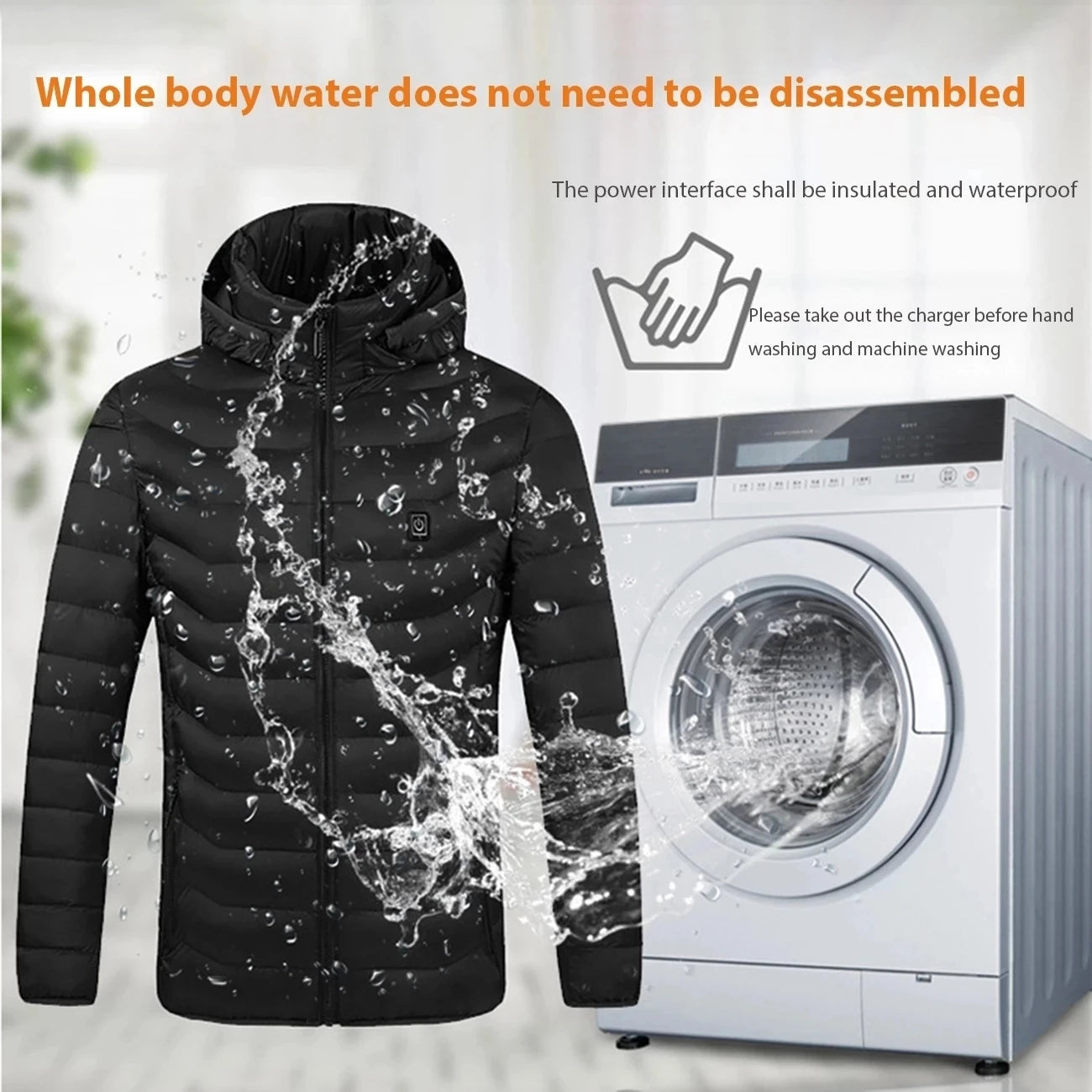 11 Areas Heated Jacket Mens Jacket Waterproof Heating Jacket Men Warm Winter Jackets For Men Parkas Coat Heated Vest Tactical