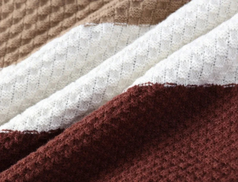 Winter 2023 New Half Turtleneck Sweater Teenagers Thickened Mid-collar Bottom Knit Sweaters Men's Loose Tide Mens Clothes