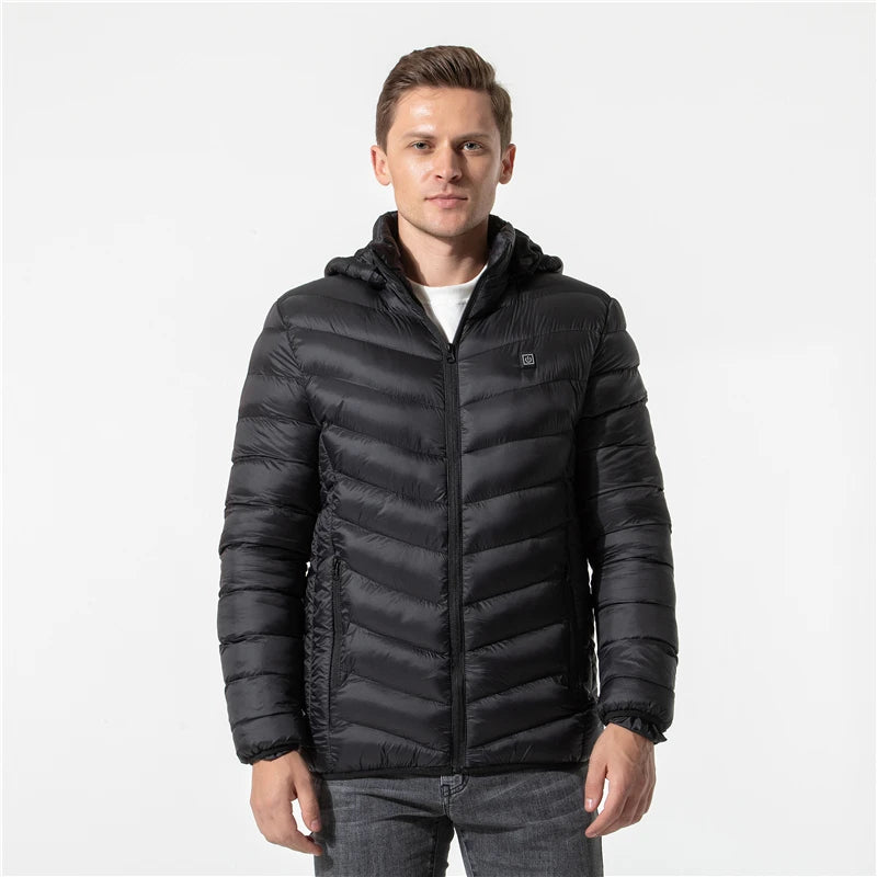 11 Areas Heated Jacket Mens Jacket Waterproof Heating Jacket Men Warm Winter Jackets For Men Parkas Coat Heated Vest Tactical