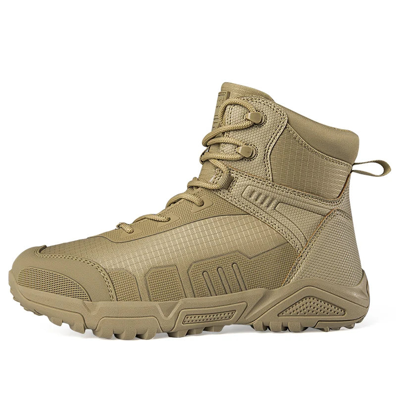 Men's Military Boot Mens Combat Ankle Boot Tactical Army Boot Male Shoes Work Safety Shoes Motocycle Boots Big Size 39-47
