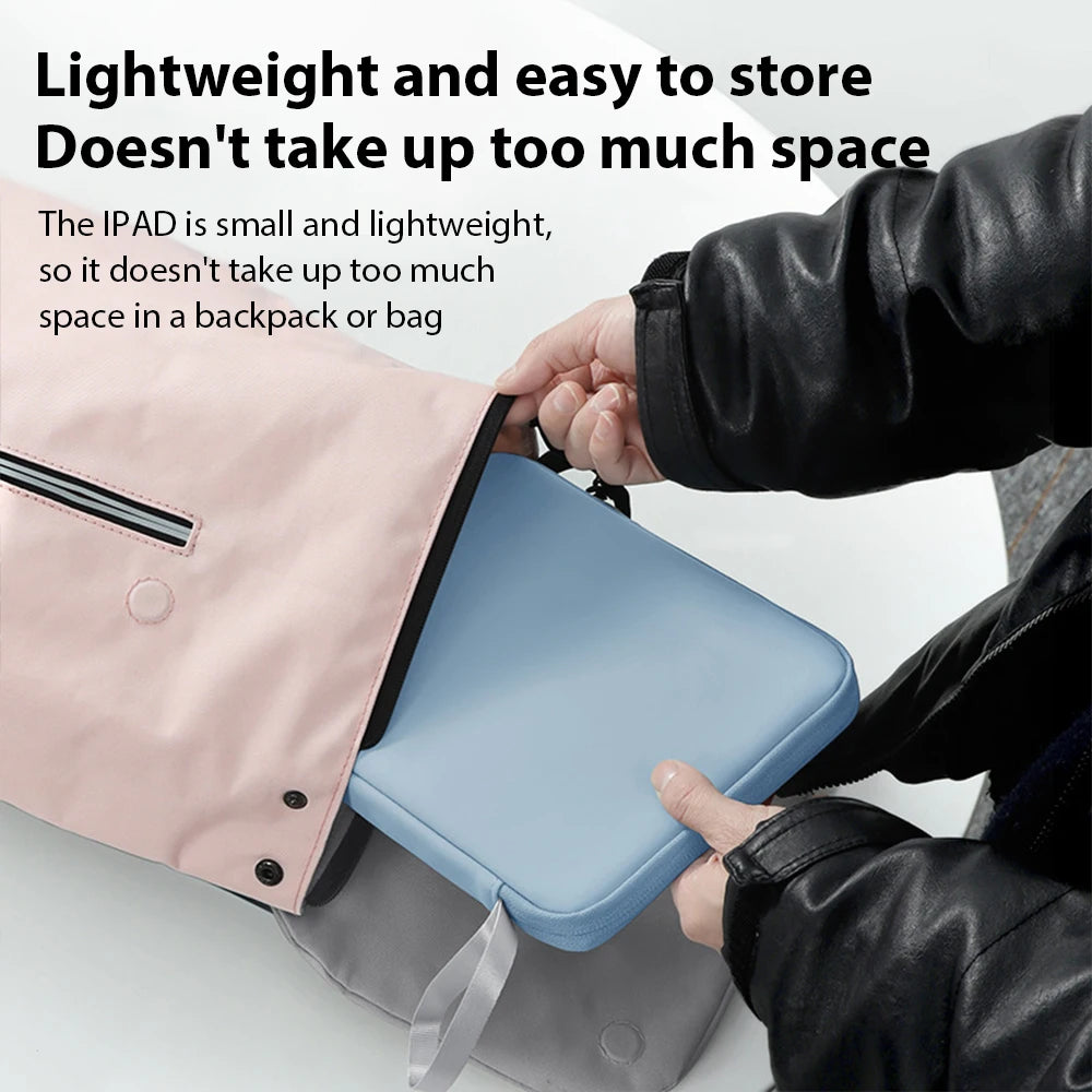 CASEPOKE Tablet Bag 9-13 inch for iPad Accessories Handbag Case for Samsung Lenovo Huawei Xiaomi Sleeve Bag Cover Multi Pockets