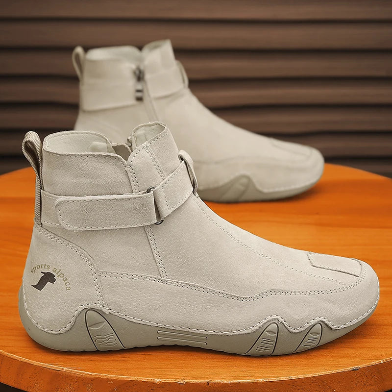 CYYTL Mens Shoes Casual Leather Loafers Platform Sneakers Designer Luxury Fashion Work Safety Outdoor Sport Tennis Ankle Boots